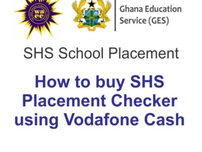 SHS Placement using Vodafone Cash