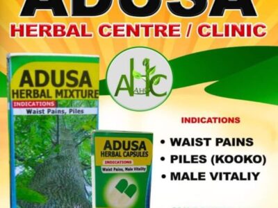 Adusa Herbal Mixture and Capsules.