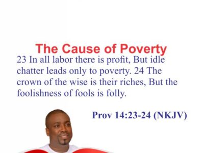 The Cause of Poverty